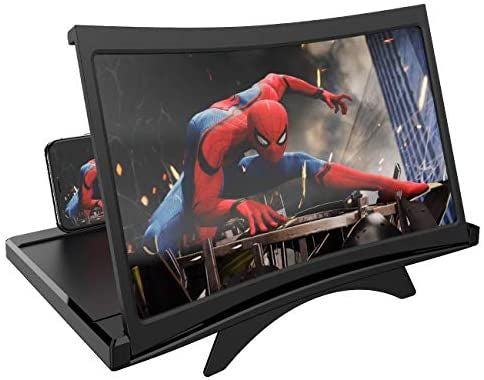 12-inch Curved 3D-HD Phone Screen Amplifier