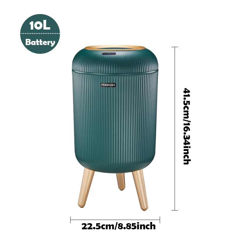 Automatic Motion Sensor Trash Can with Lid