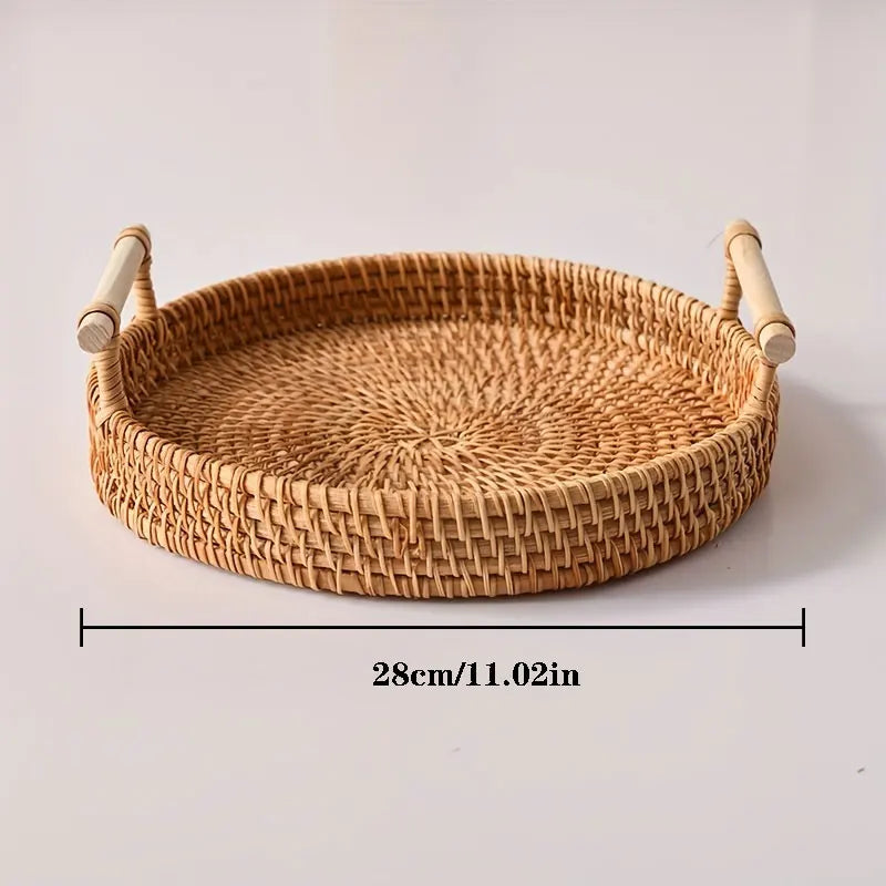 Luxury Handwoven Rattan Tray