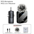 Wireless lavalier microphone, suitable for Apple and Android