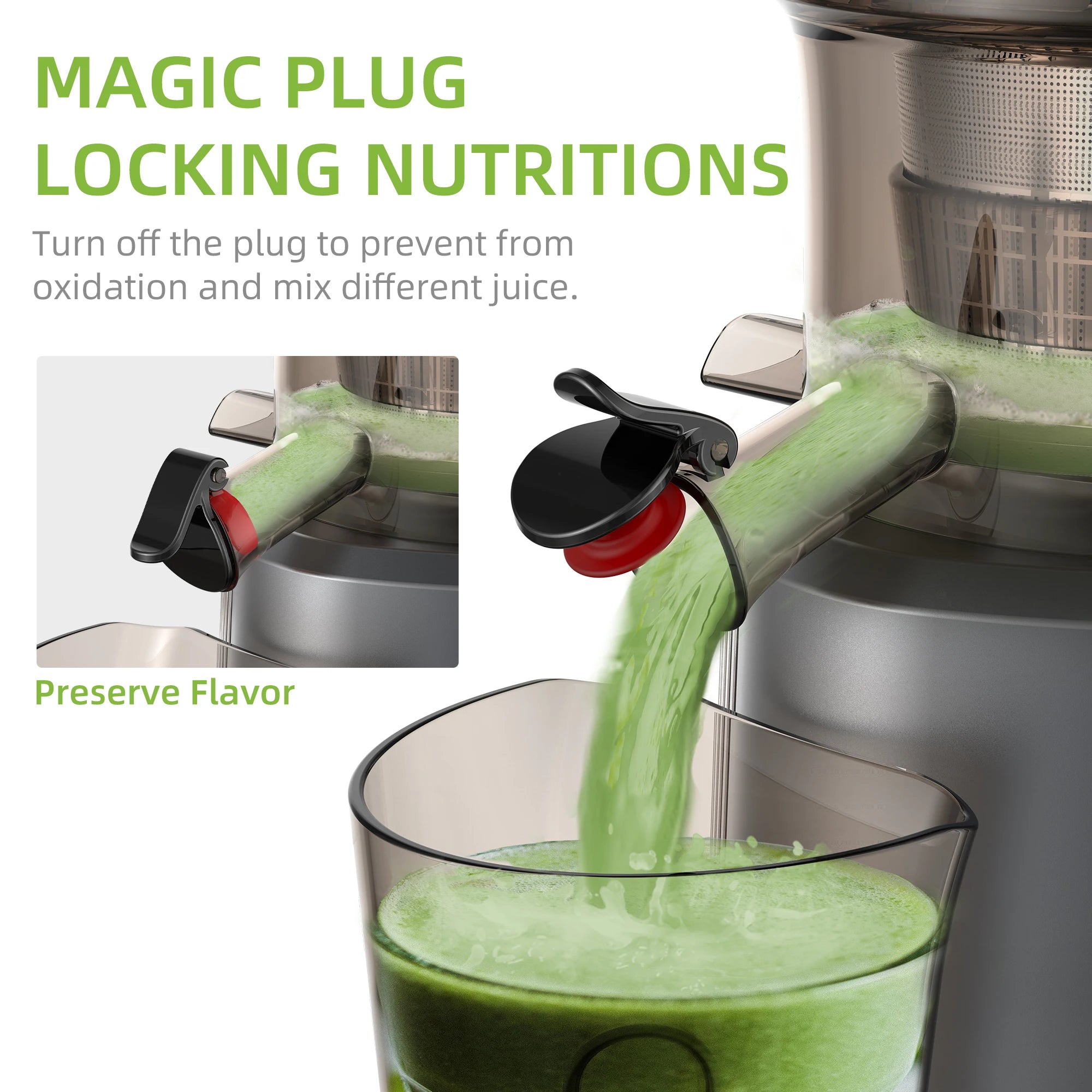 BioloMix Cold Press Juicer with 78mm Feed Chute