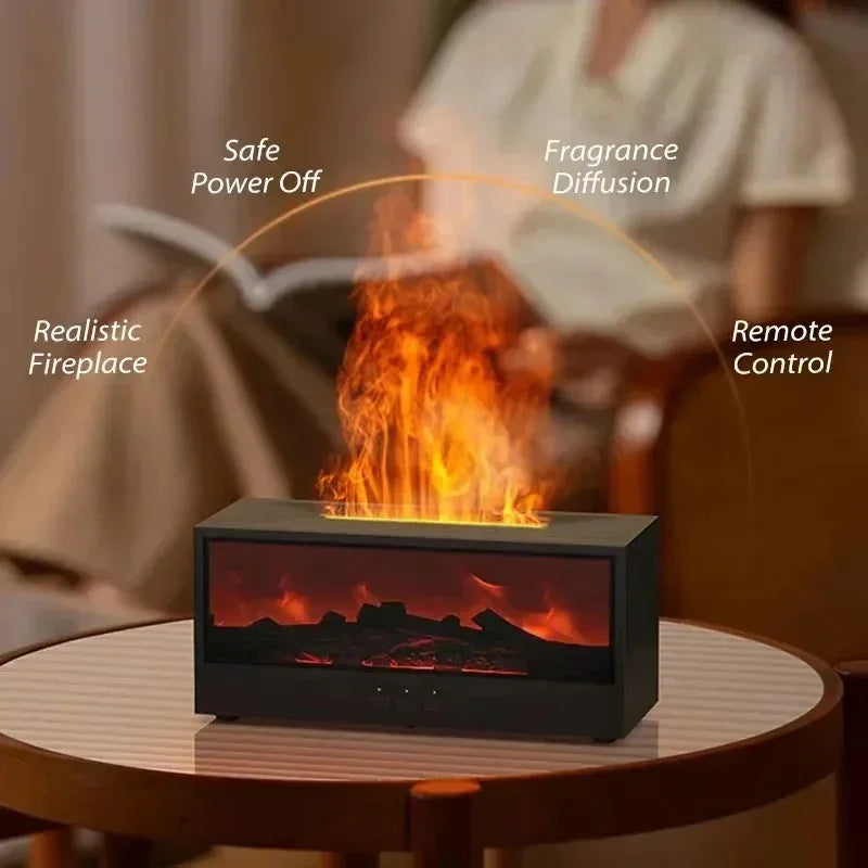 3D flame aromatherapy humidifier.