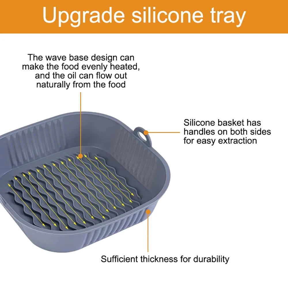 Silicone Air Fryer Pot Tray