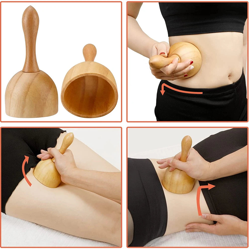 Wood Therapy Massage Tools & Lymphatic Drainage Massager(Body Sculpting)