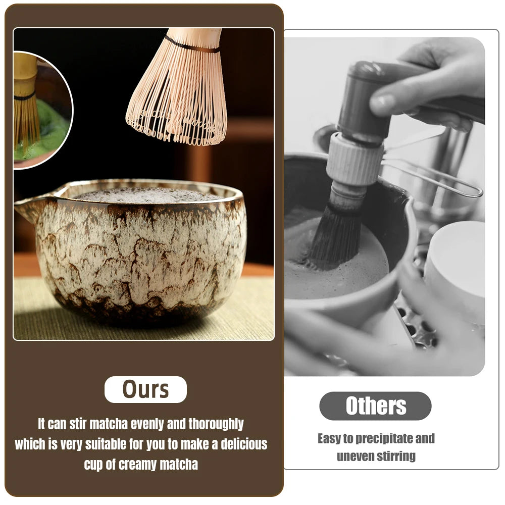 6PCS Japanese Matcha Tea Set with Safe Bamboo Whisk