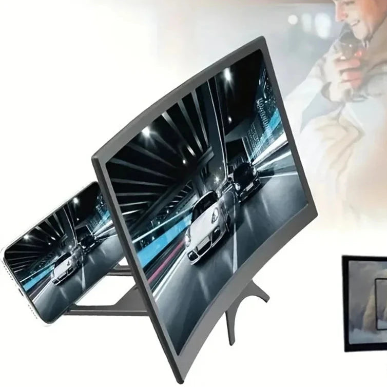12-inch Curved 3D-HD Phone Screen Amplifier