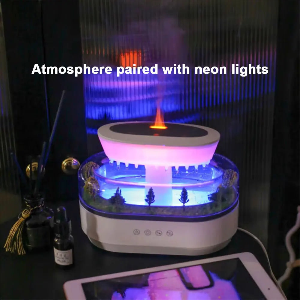 Aroma Diffuser Zen Raindrops Air Humidifier With Essential Oil