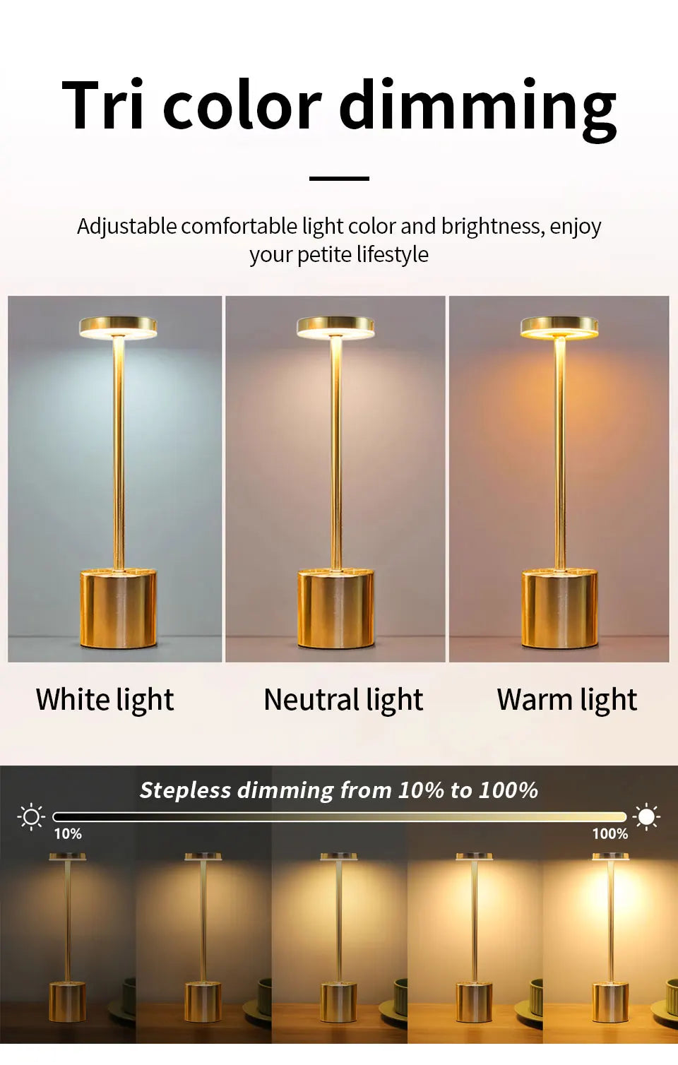 Classic Table Lamp with 3 colors