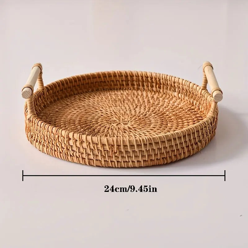 Luxury Handwoven Rattan Tray