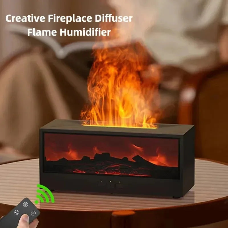 3D flame aromatherapy humidifier.
