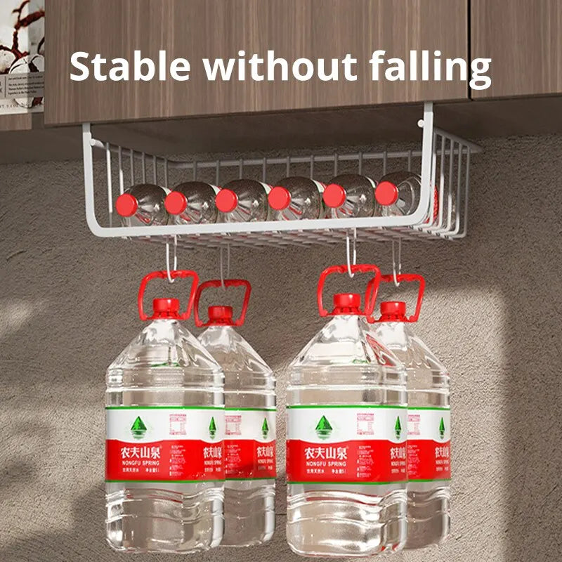 1pc White/Black Hanging Net Basket