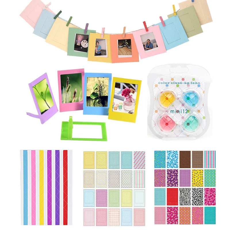 Fujifilm Instax Mini12 Camera Kit (20 Sheets Instax Mini Film+ Album + Case Bag, 10 in 1)