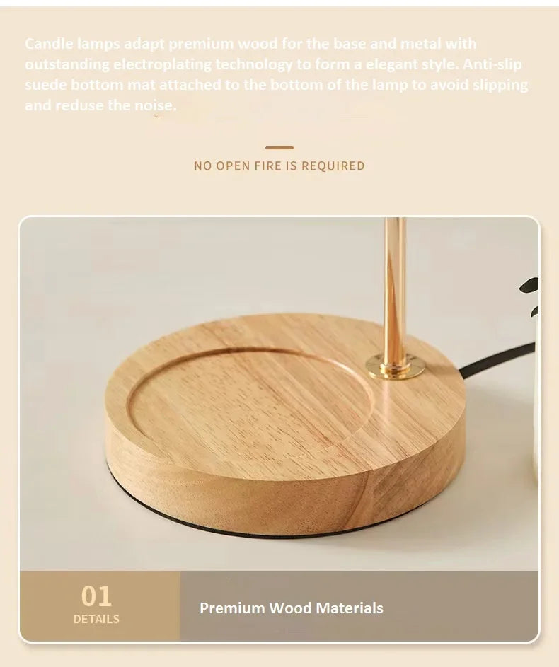 Vintage Candle Warmer Lamp