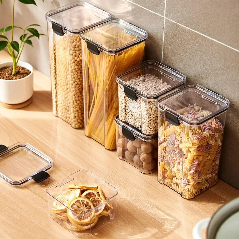 1PC Sealed Jar Airtight Plastic Storage Box