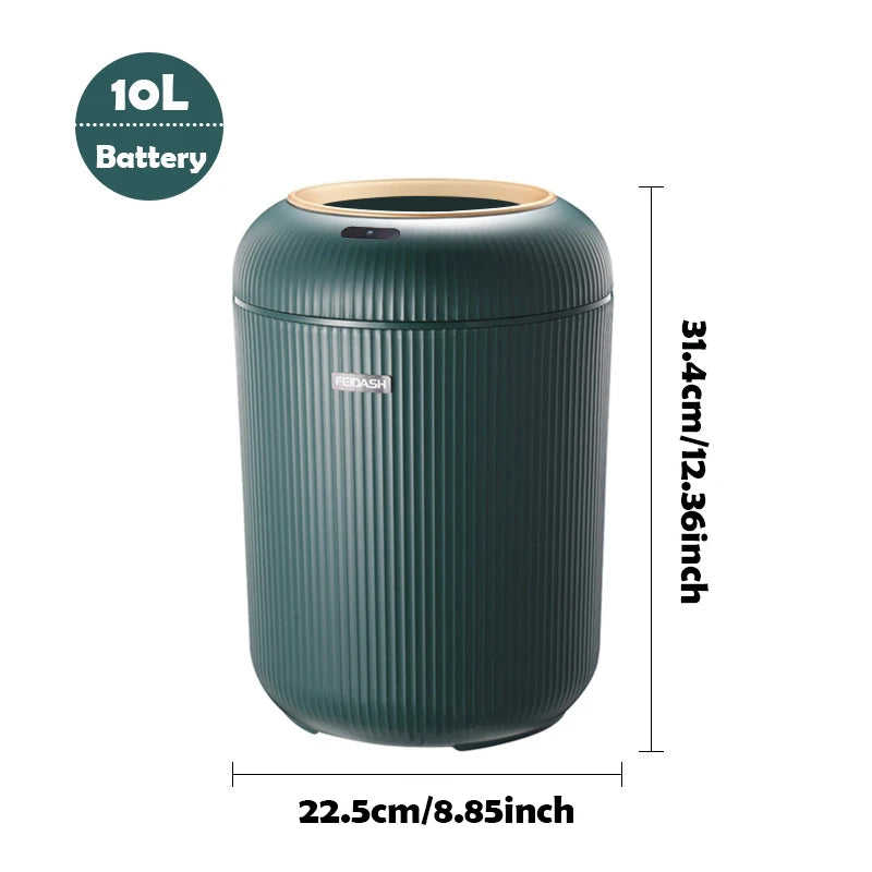 Automatic Motion Sensor Trash Can with Lid