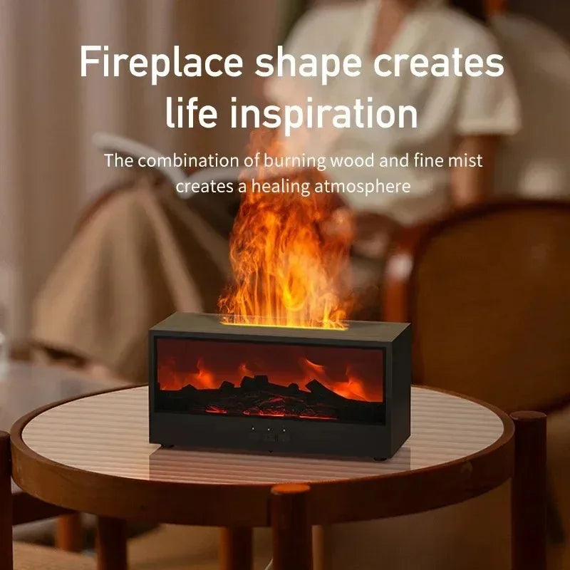 3D flame aromatherapy humidifier.