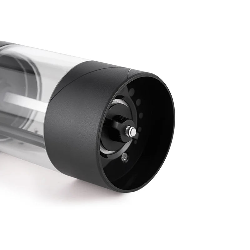 Electric Grinder Pepper Seasonings & Salt Shaker LED Light 6 Modes Kitchen Cooking Tool 2pcs Set