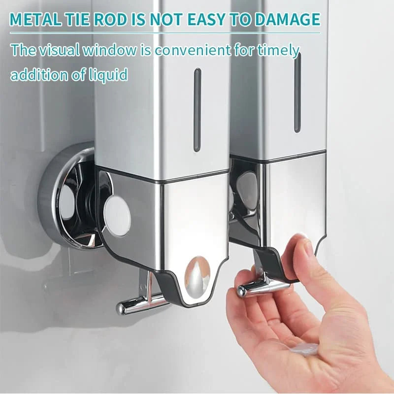 500Ml Manual Press Liquid Soap Dispenser (Wall Mount)