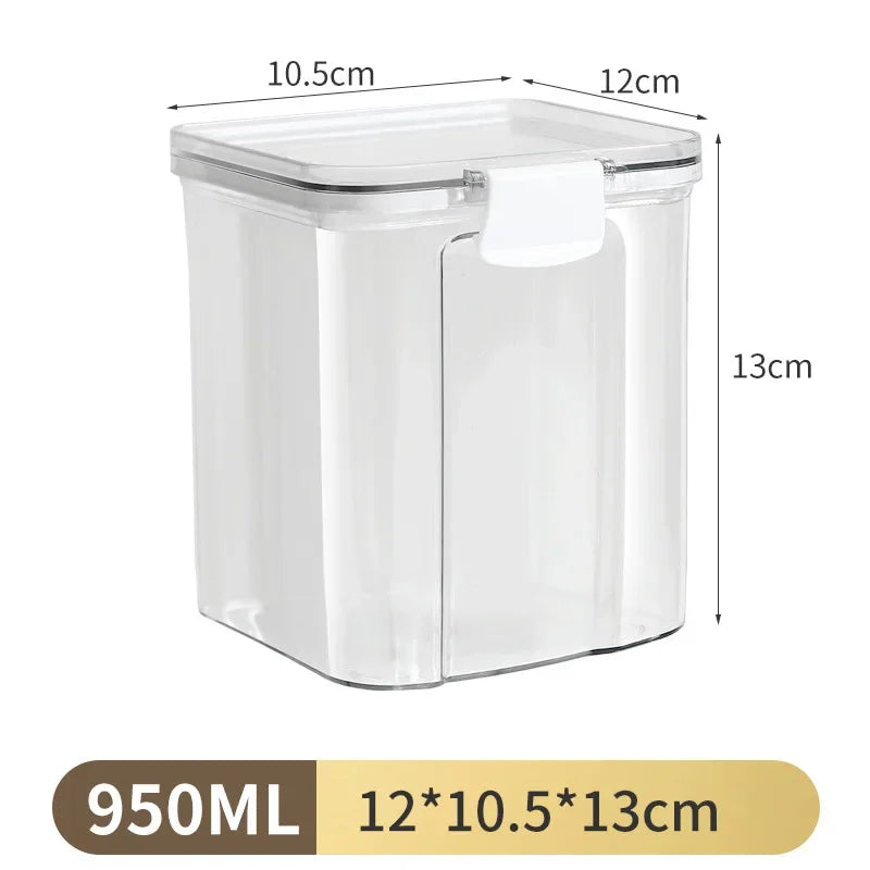 1PC Sealed Jar Airtight Plastic Storage Box