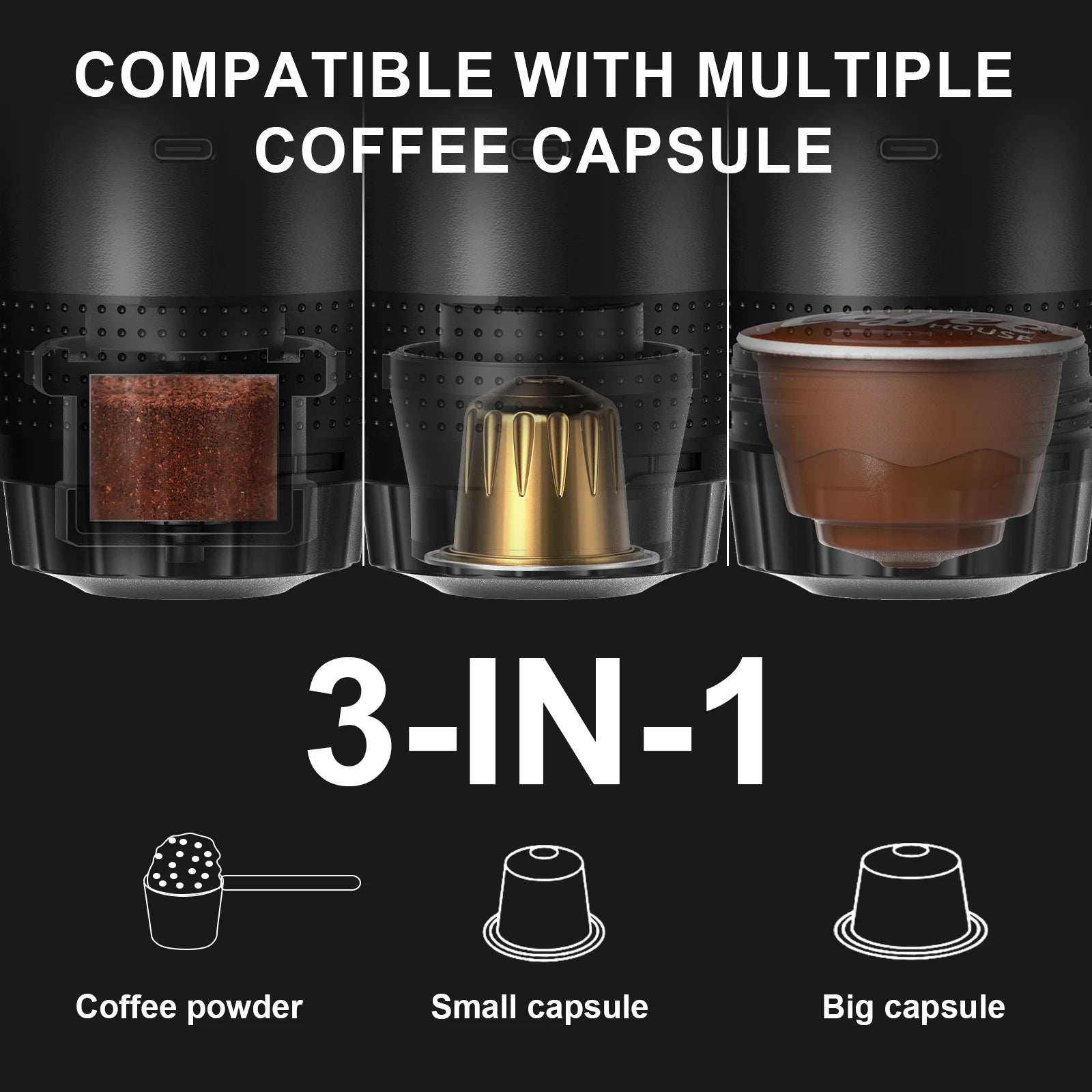 Wireless Electric Portable Espresso Coffee Maker