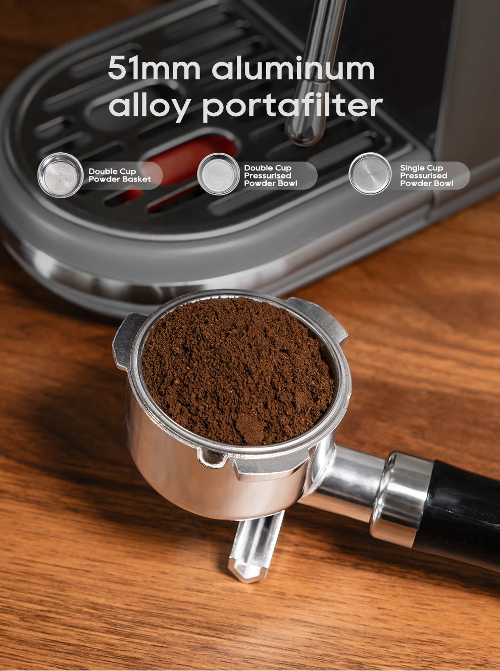 HiBREW 20Bar Semi Automatic Espresso Coffee Machine H10B