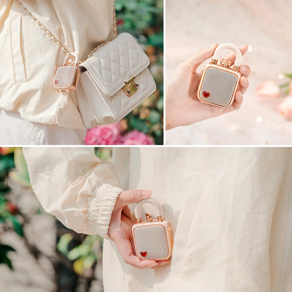 Divoom LoveLock Portable Retro Bluetooth Speaker