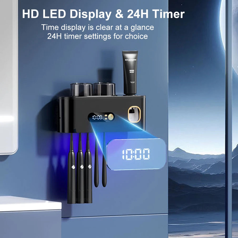 Portable Toothbrush Sterilizer Wireless UV Sterilization