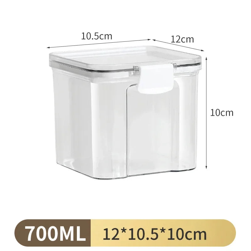 1PC Sealed Jar Airtight Plastic Storage Box