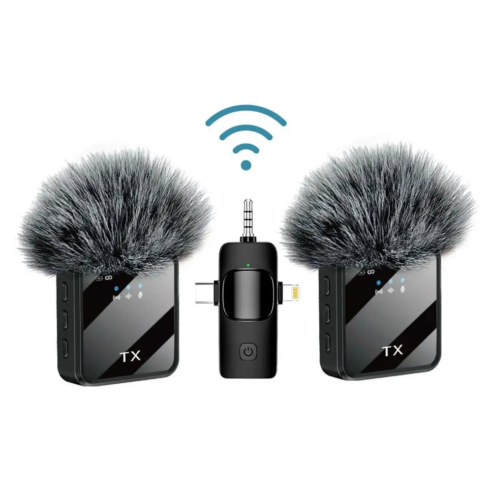 Wireless lavalier microphone, suitable for Apple and Android