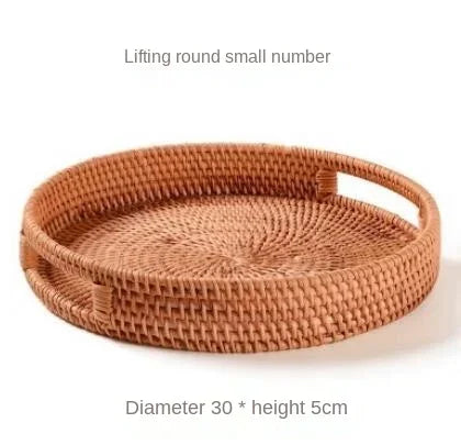 luxury Hand-woven Rattan Wicker Basket