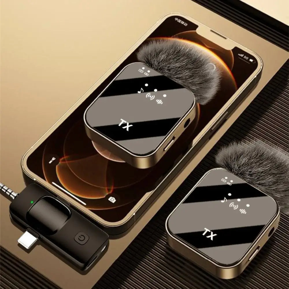 Wireless lavalier microphone, suitable for Apple and Android
