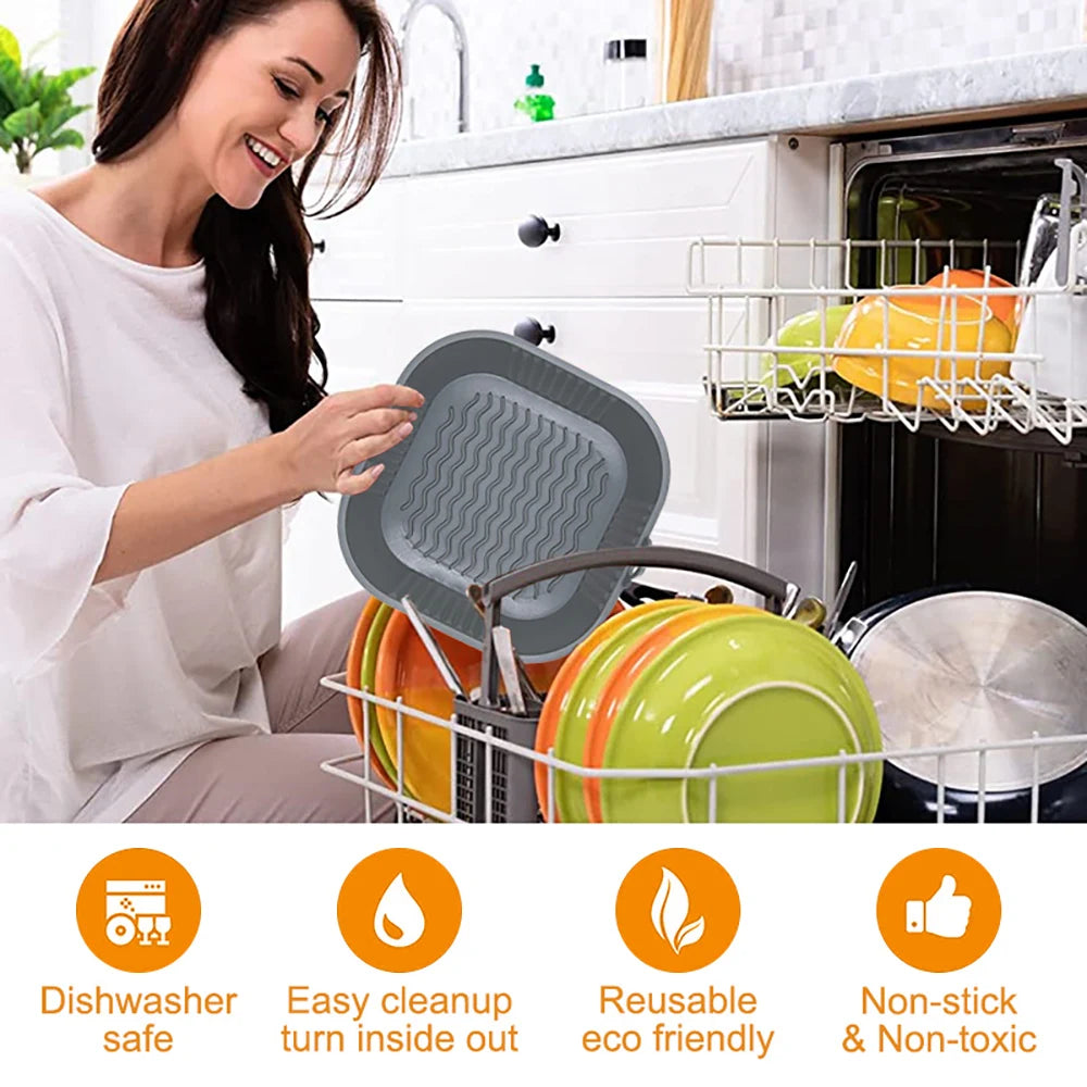 Silicone Air Fryer Pot Tray