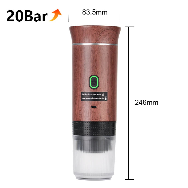 Wireless Electric Portable Espresso Coffee Maker