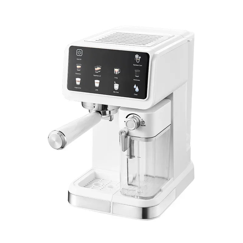 Automatic Touch Screen Coffee Machine for Home 20Bar Espresso Maker with Milk Frother