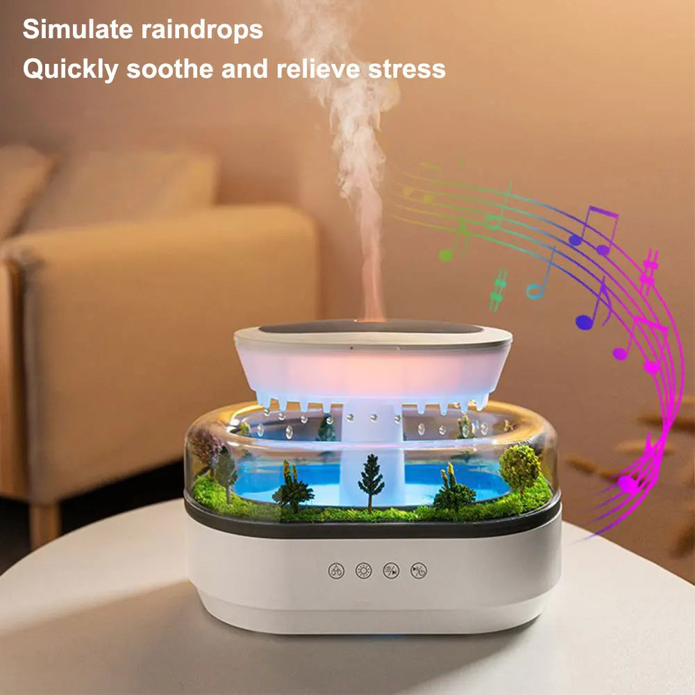 Aroma Diffuser Zen Raindrops Air Humidifier With Essential Oil