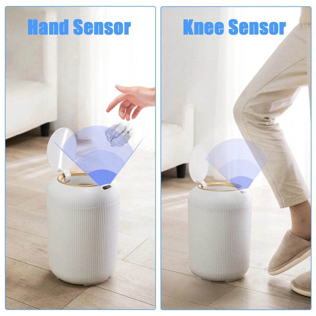Automatic Motion Sensor Trash Can with Lid