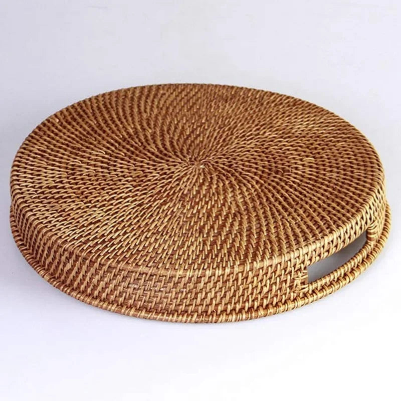 luxury Hand-woven Rattan Wicker Basket