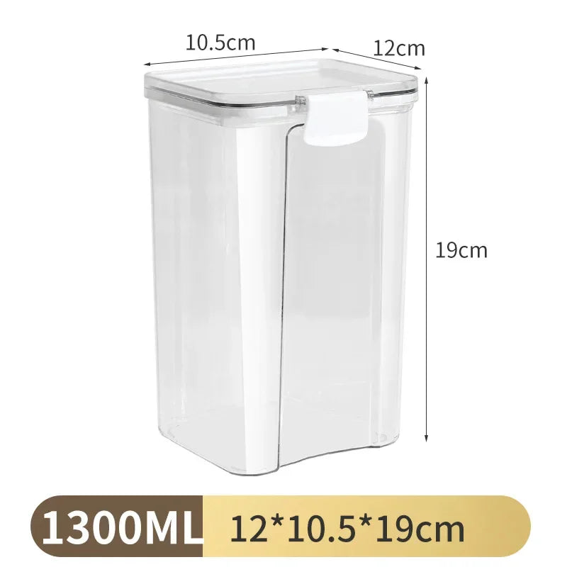 1PC Sealed Jar Airtight Plastic Storage Box